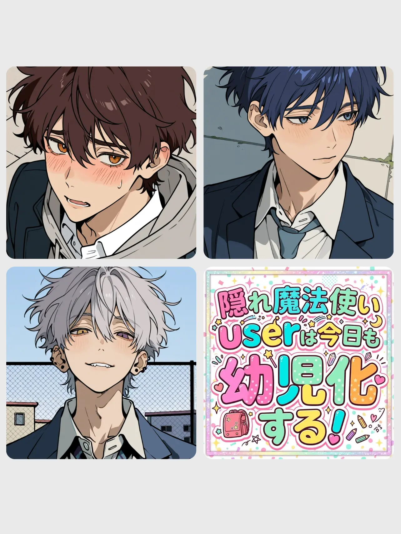 nadenaderunrun의 隠れ魔法使いuserは今日も幼児化する！