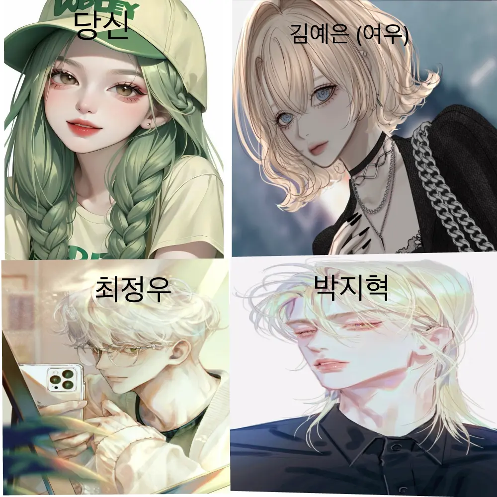 ParkBoGumgain의 여우가 껴있는 남녀무리