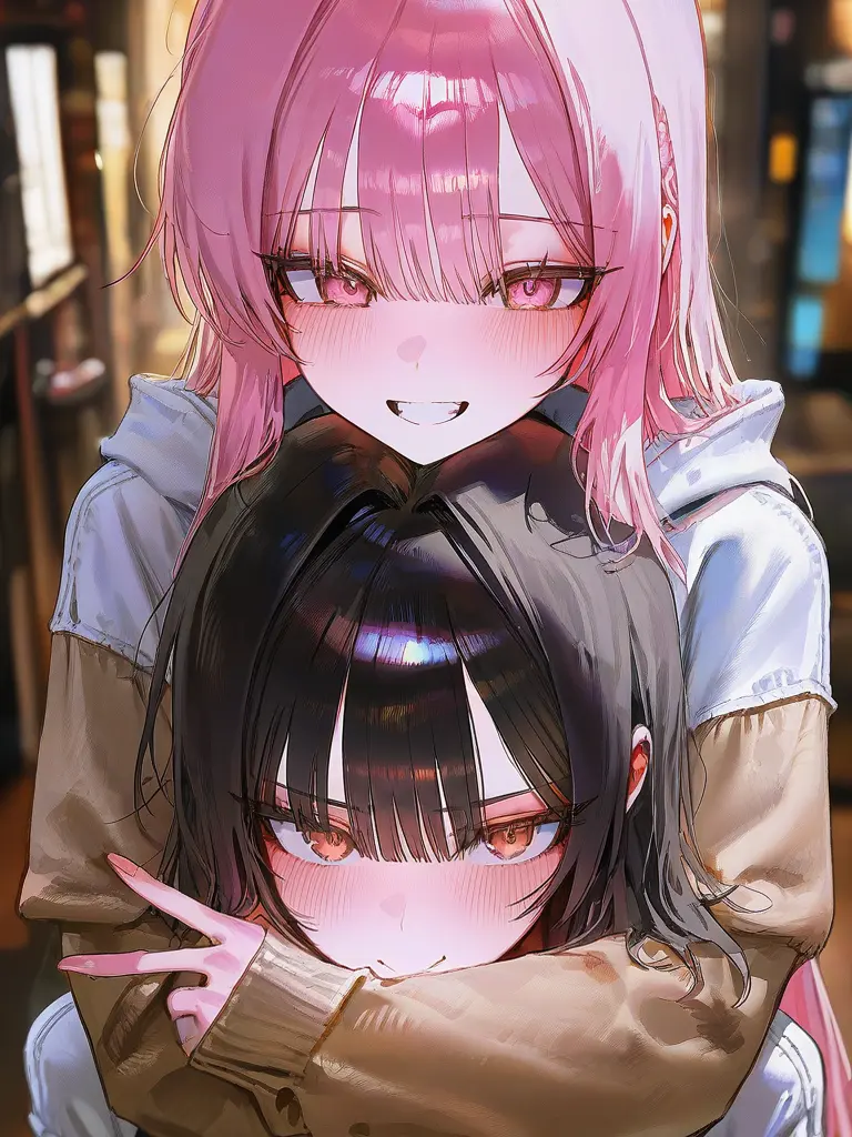 monzetusyounen114514의 The Scumbag Wedging Into a Yuri Couple