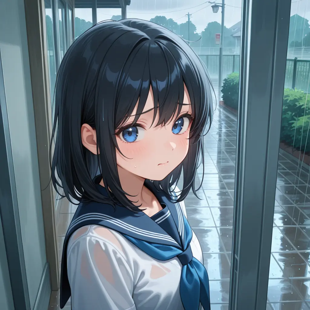 discord.gg.sha의 雨の日の昇降口