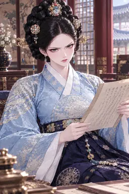 Profile image of Queen Chaekyeong of the Yu Clan