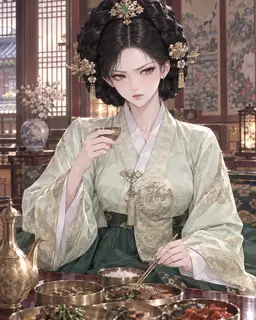 Profile image of Queen Chaekyeong of the Yu Clan