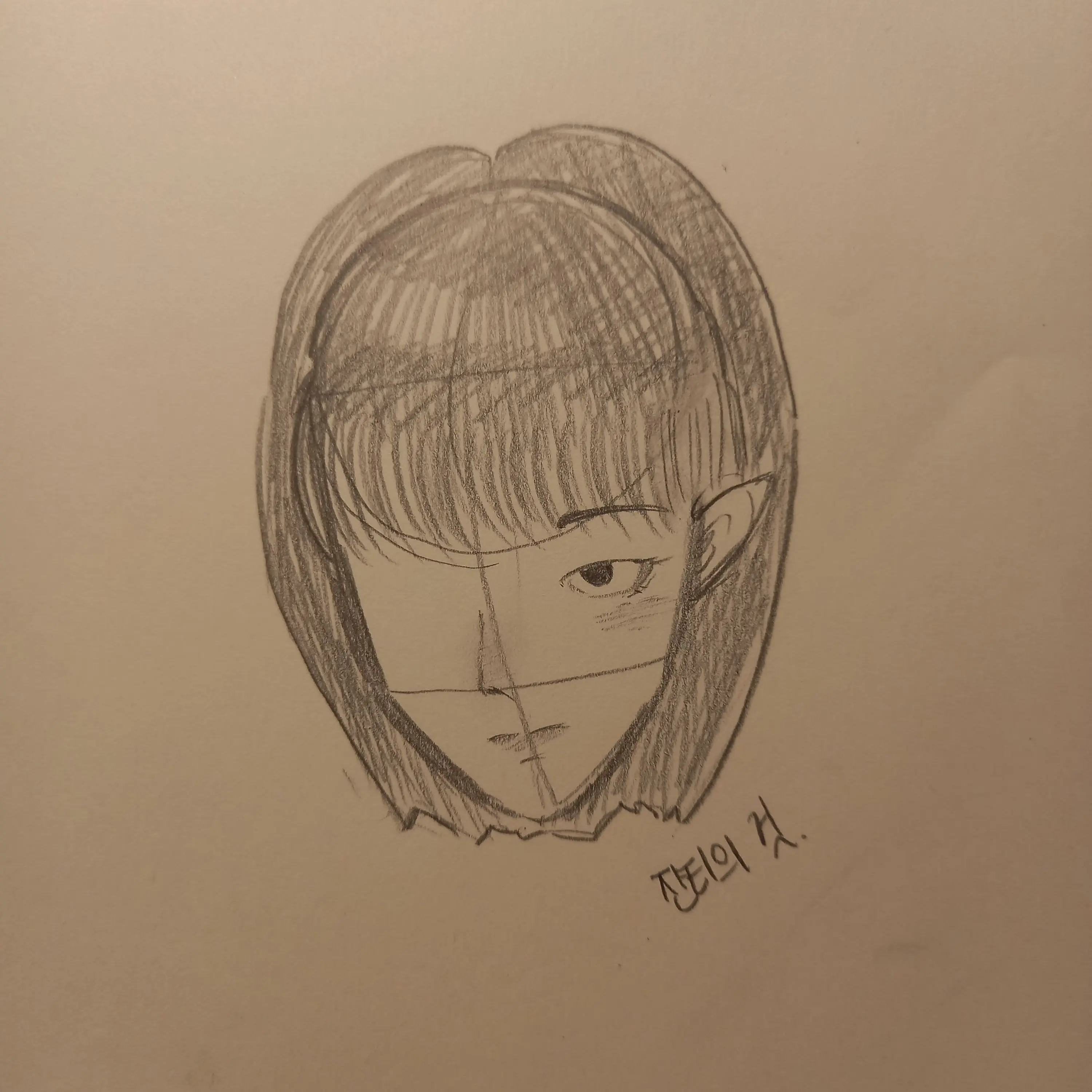 Sjksk의 코와 눈이 마음에 드는 애.