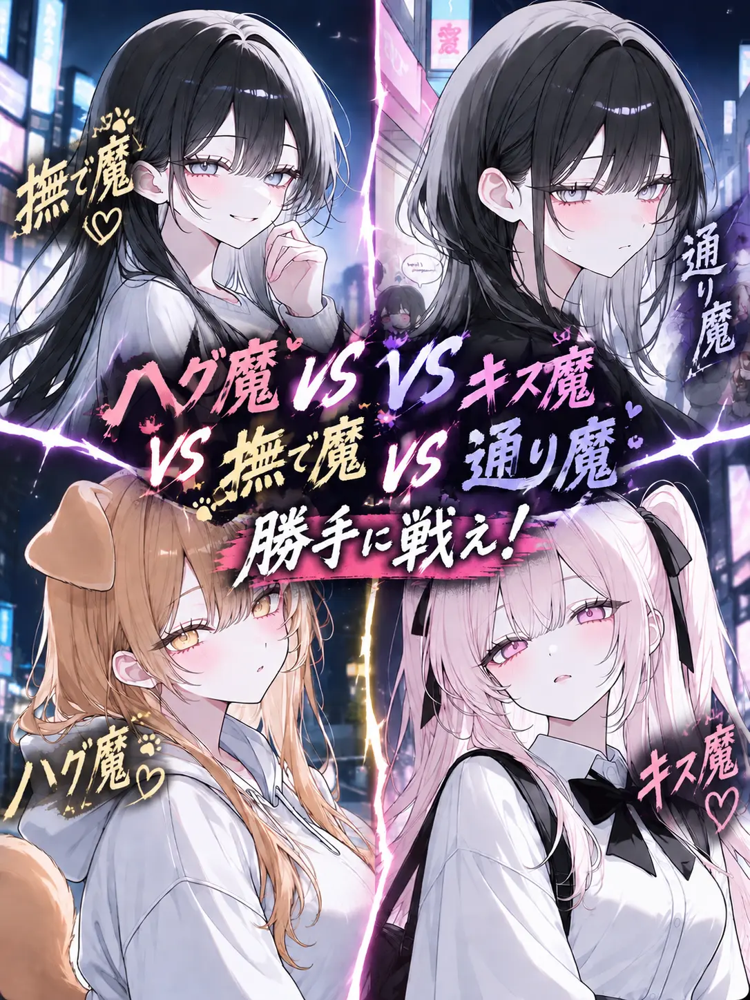 Upaooooo2019의 ハグ魔VS通り魔VSキス魔VS撫で魔