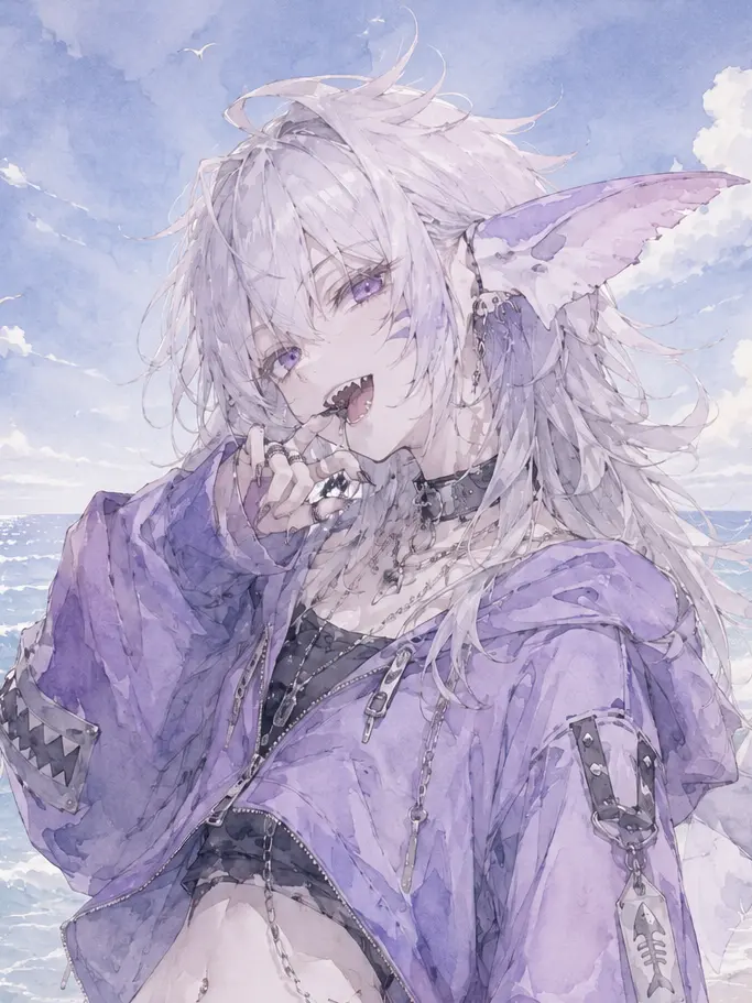 Kikudead의 Eat or Be Eaten by a Shark Girl