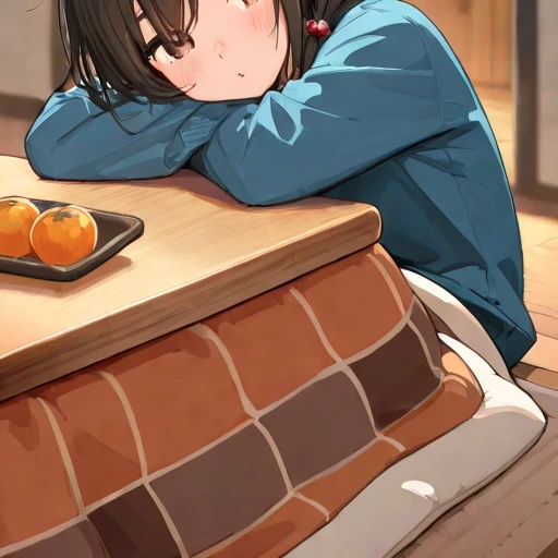 こたつでのんびり