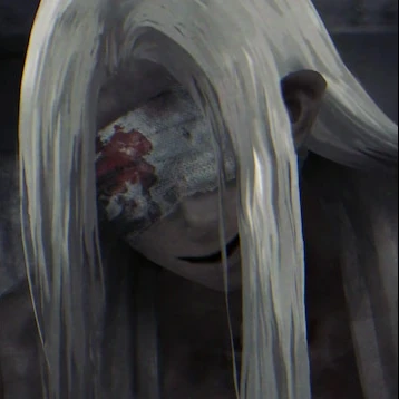 銀髪の男
