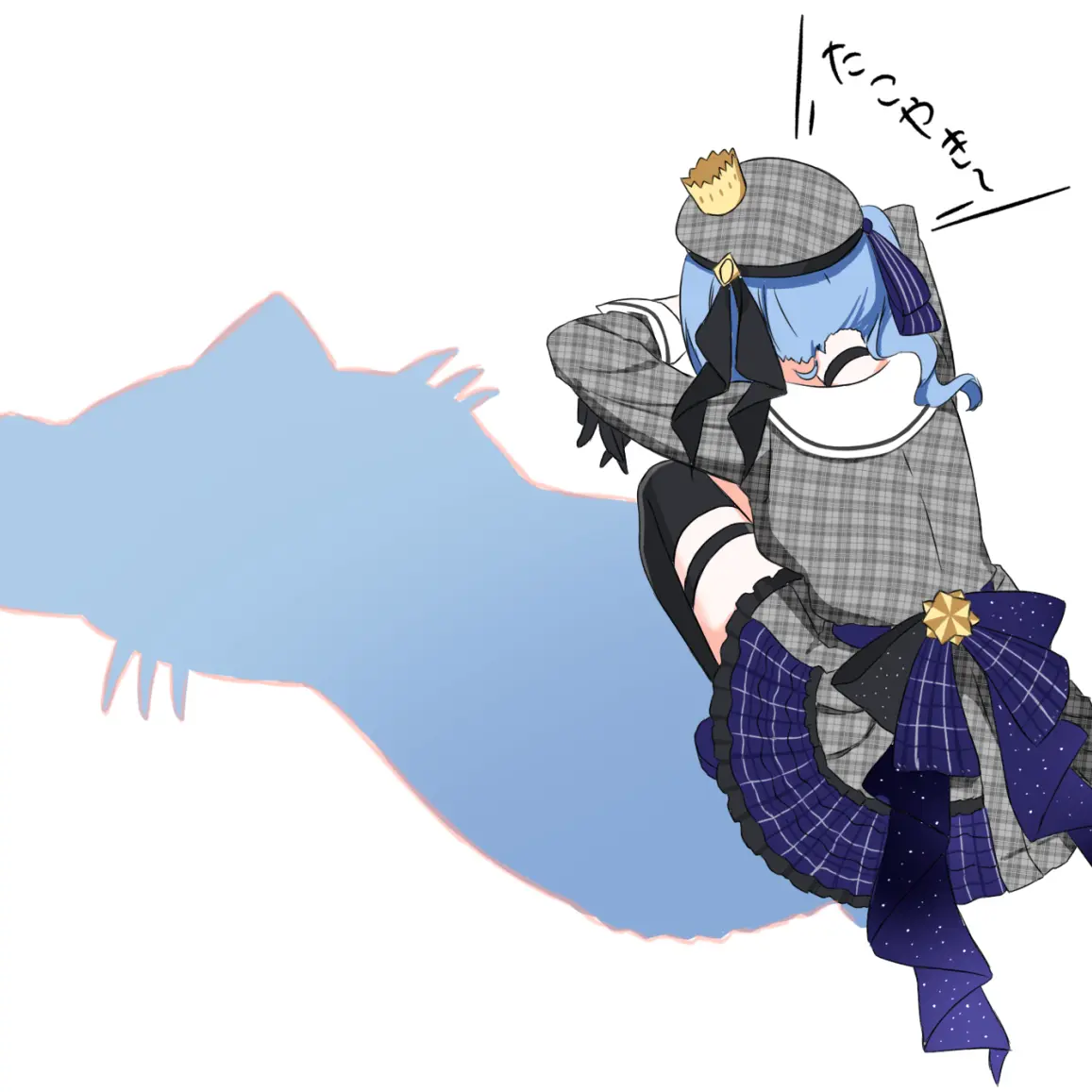 LEGENDUNICORN-0JU2의 すいちゃんと一緒に猫耳と尻尾が生えていた