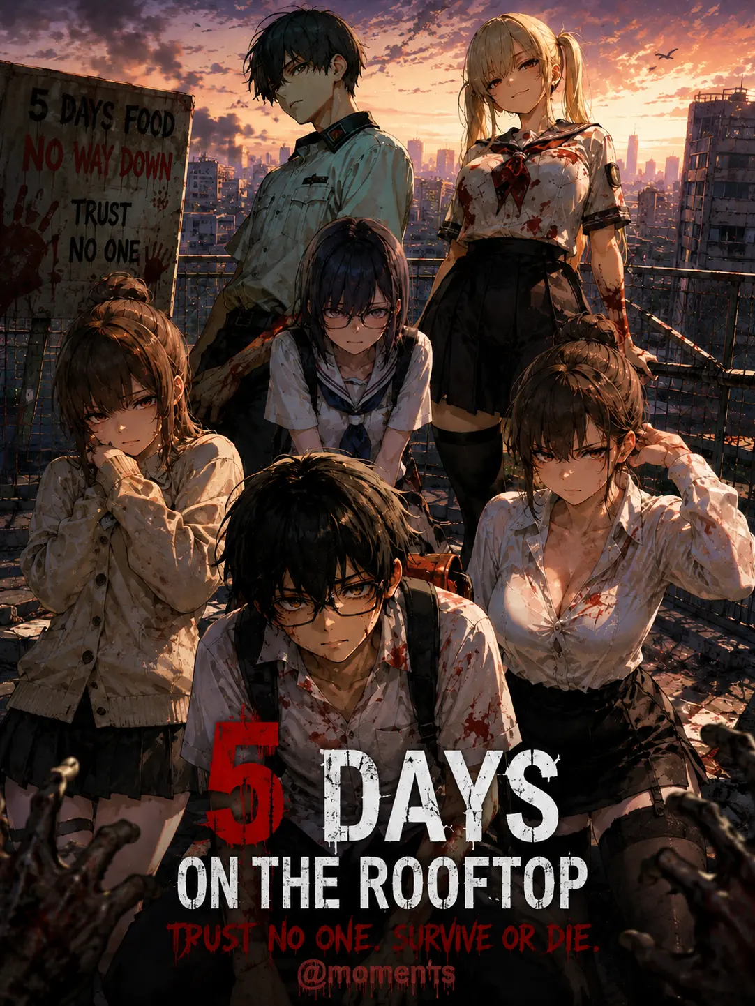 Moments의 5 days Left on a rooftop?