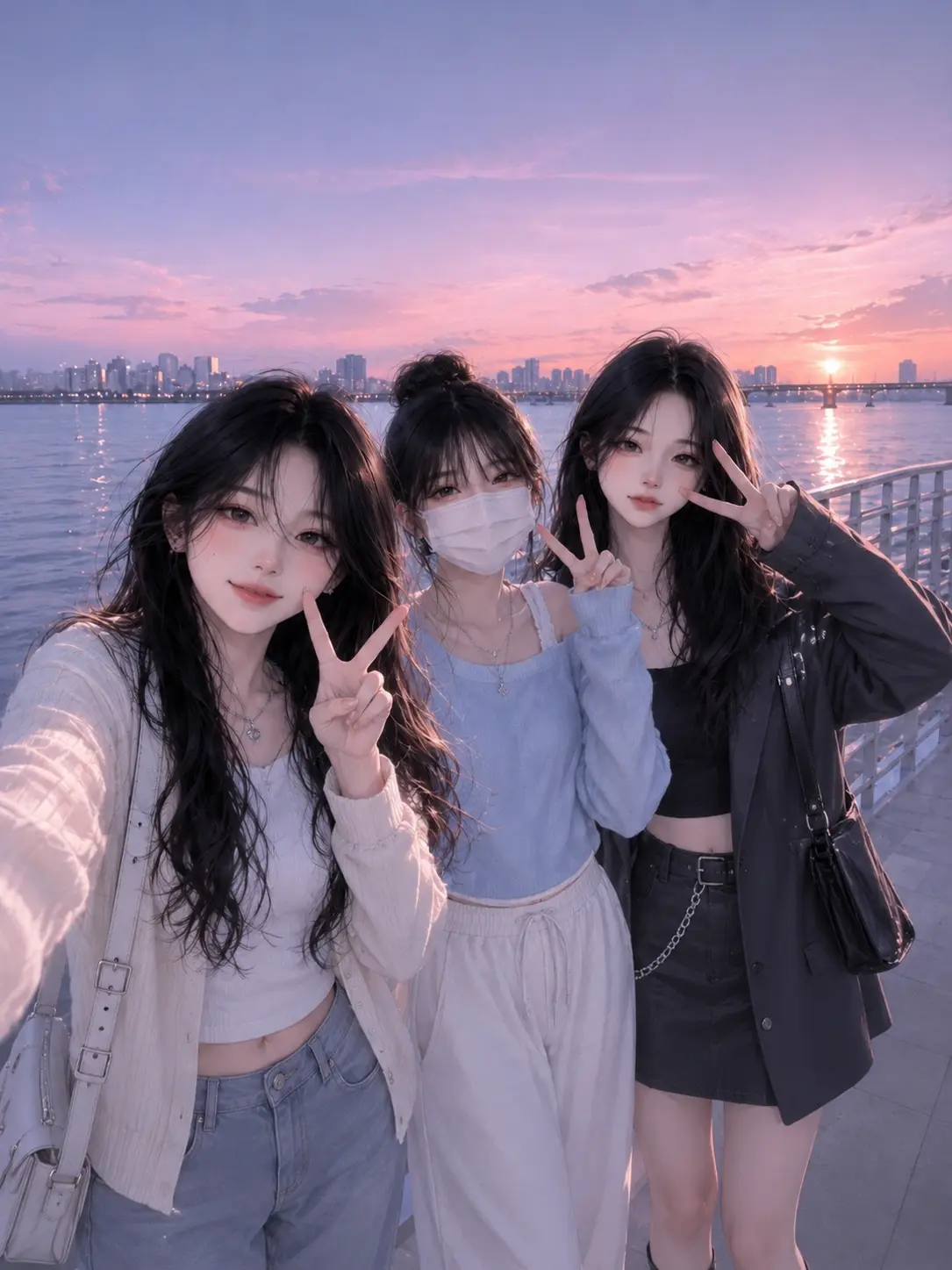 PurelyRose3713의 강변 3인방과 문제아 4인방