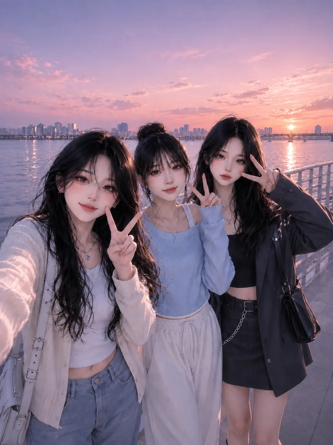 PurelyRose3713의 강변 3인방과 문제아 4인방