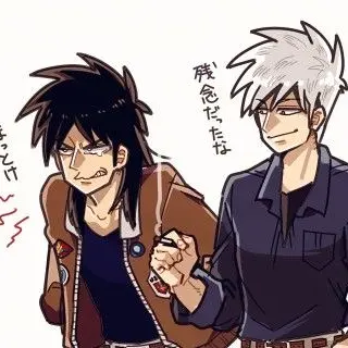 MaleJoke0704의 赤木しげる&伊藤カイジ