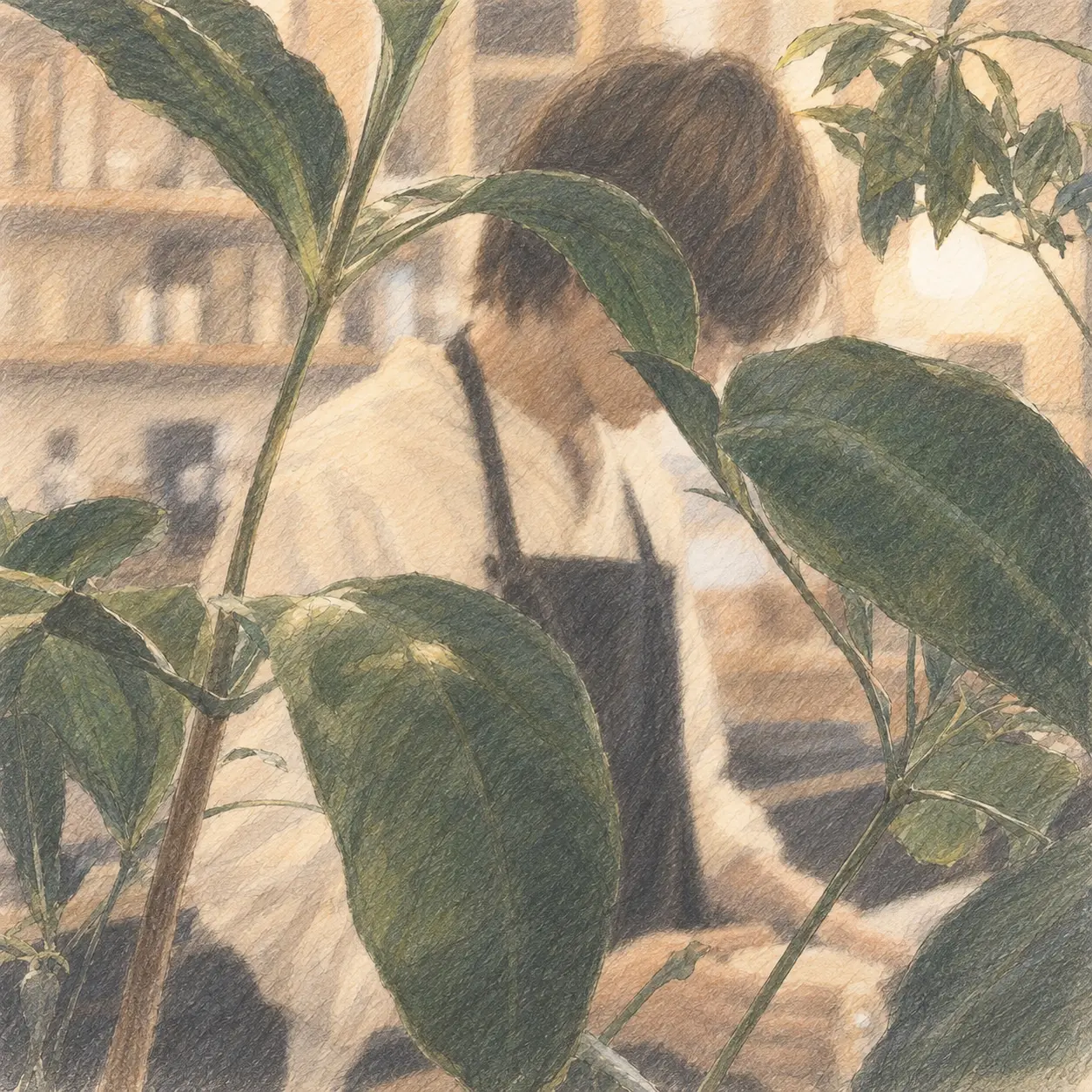 inoino의 カフェの店員さん