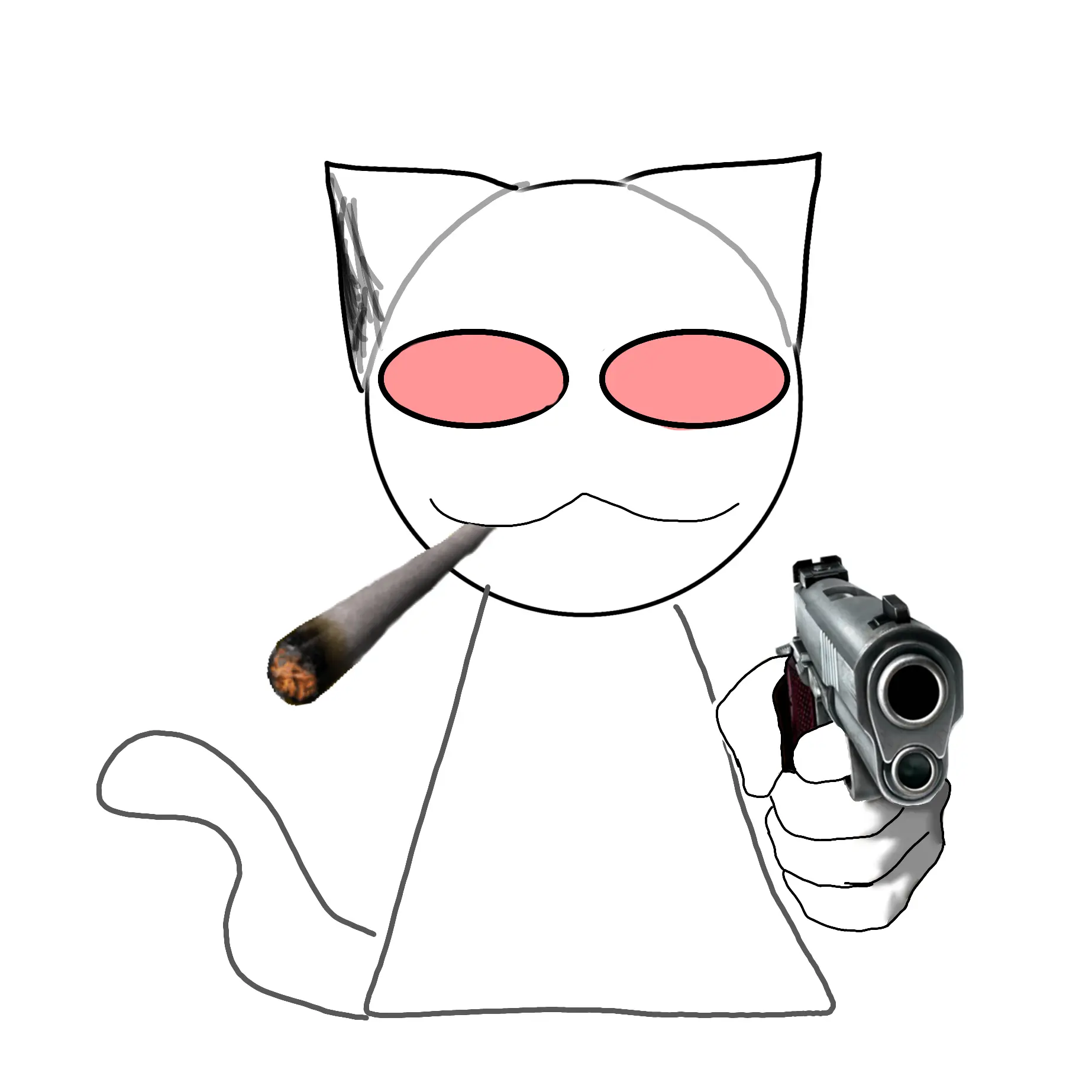Dack_620219hh의 뭔가 잘못된 고양이