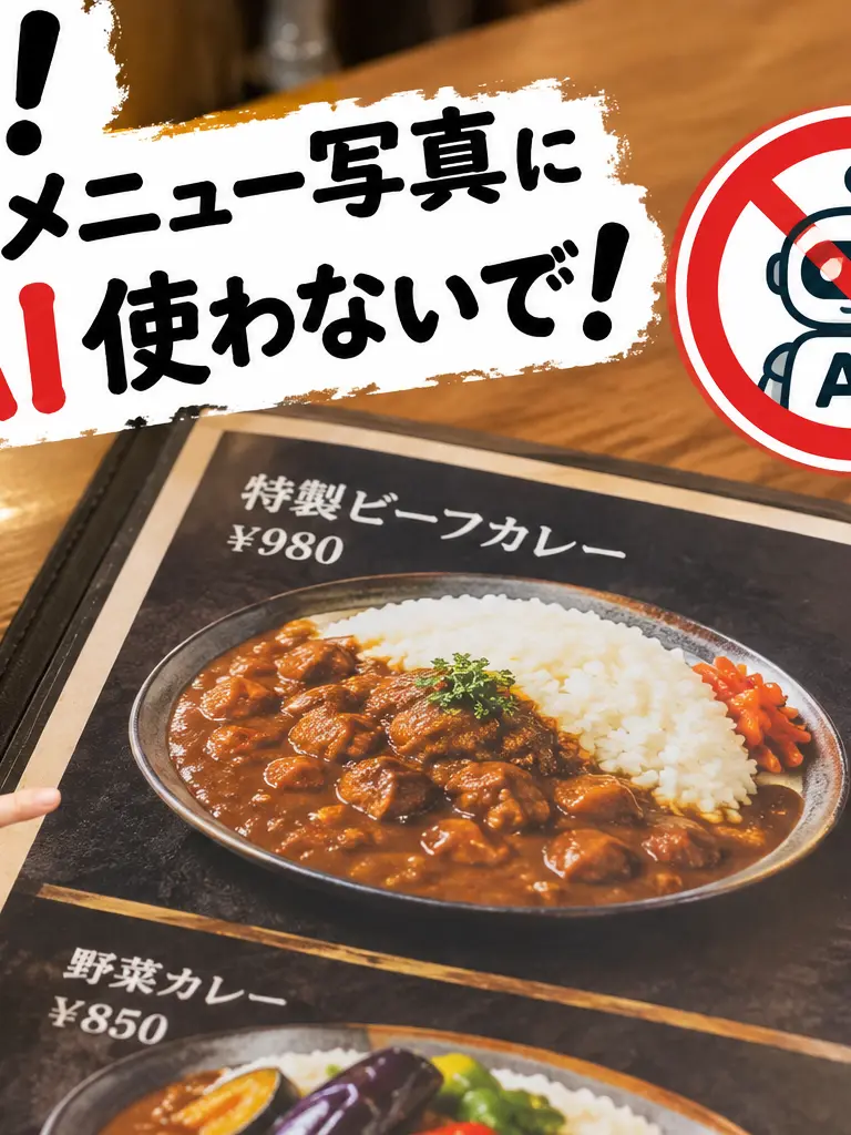 SnappyPoem1368의 店長！メニュー写真に変なAI使わないで！