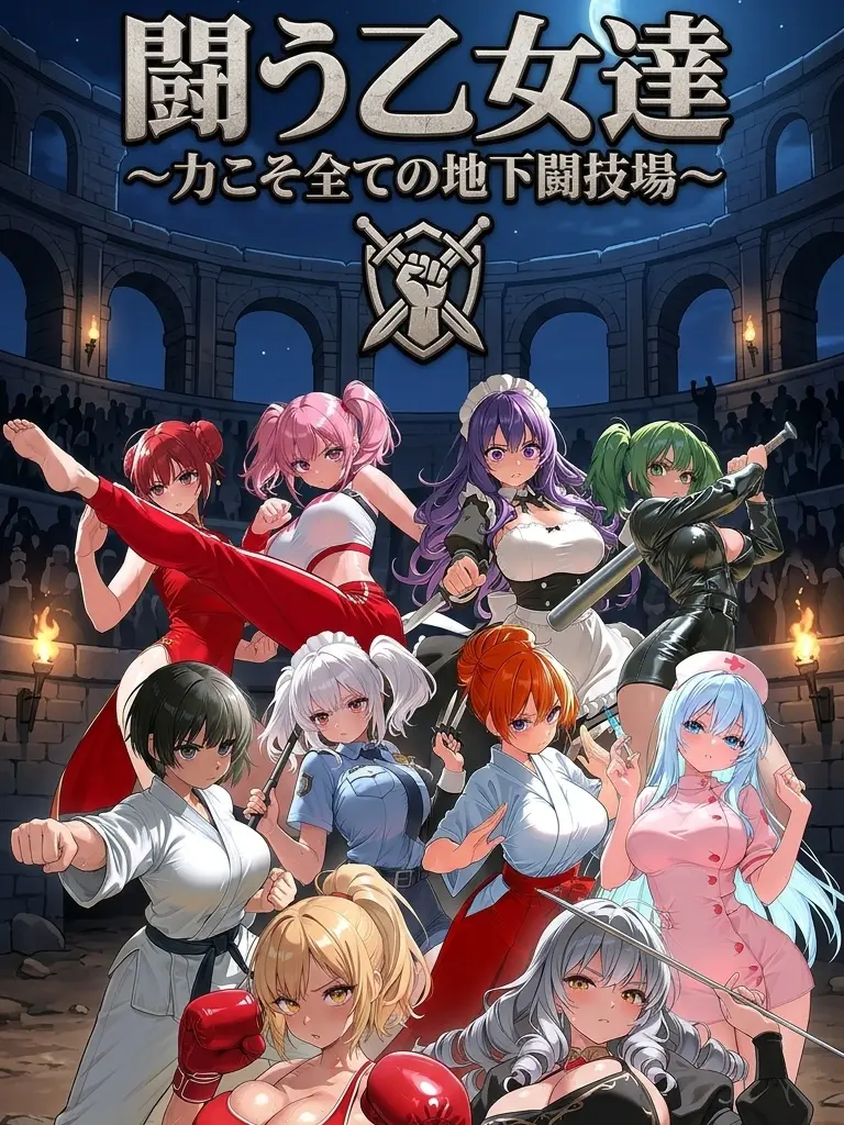YodarexxxNTRxxx의 闘う乙女達 ～力こそ全ての地下闘技場～