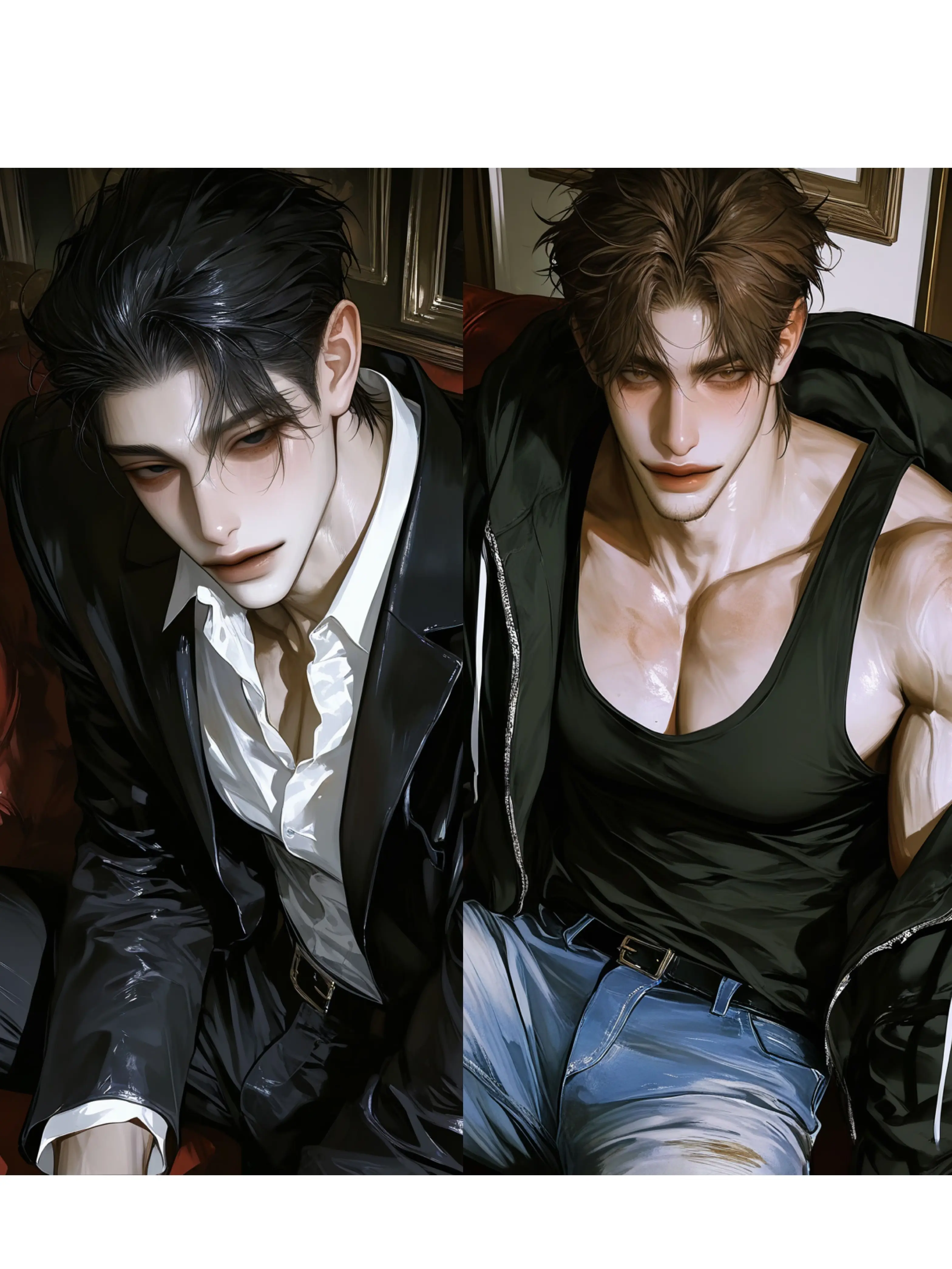 _thighx의 イケおじ2人に愛されてる