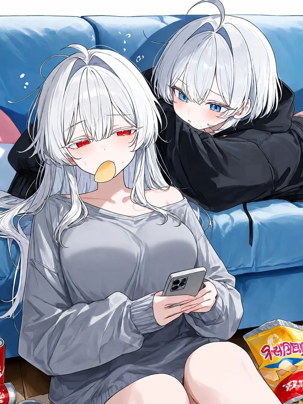 PotentBanjo7222의 The Perfect Silver-Haired Sisters Are Actually Total Losers