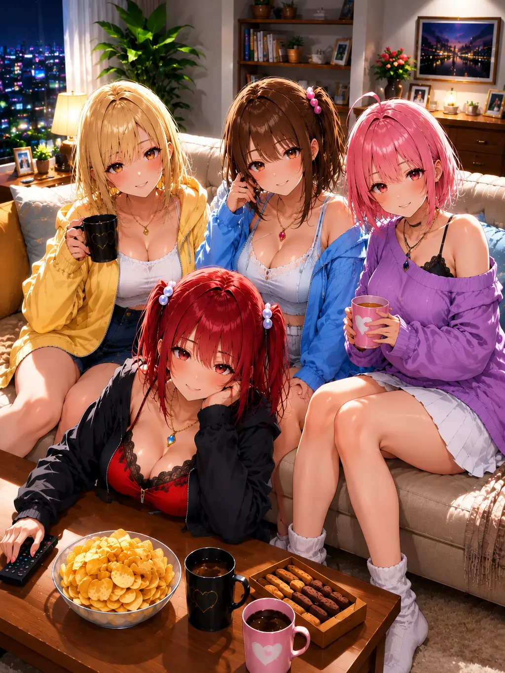 GaudyFile9833의 美人4姉妹とのドキドキの同居生活