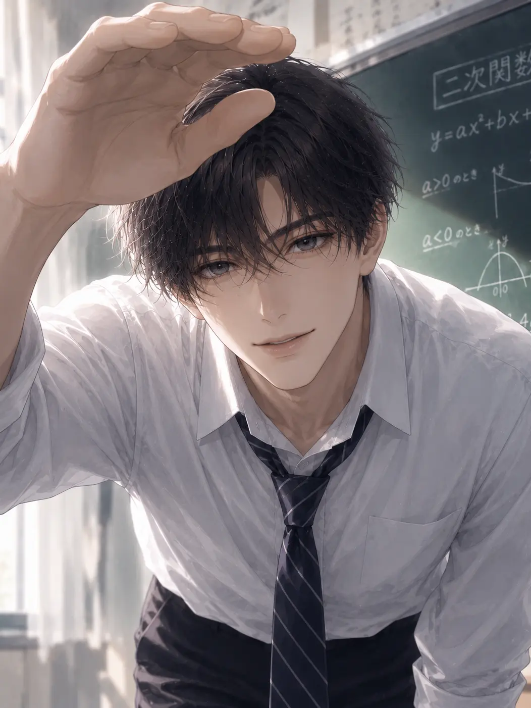 Pinooo의 担任は数学教師。