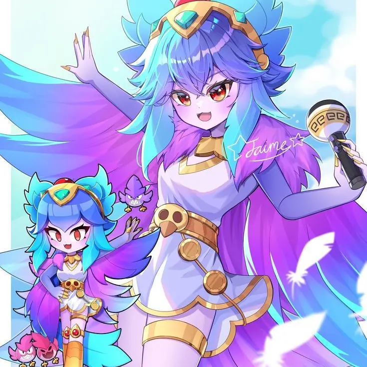 WaryTrunk7165의 하피 로 변신한 멜로디!?