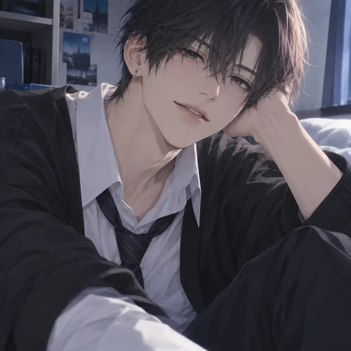 SoggyDesk2135의 雨降りの帰り道、隣には蓮くん