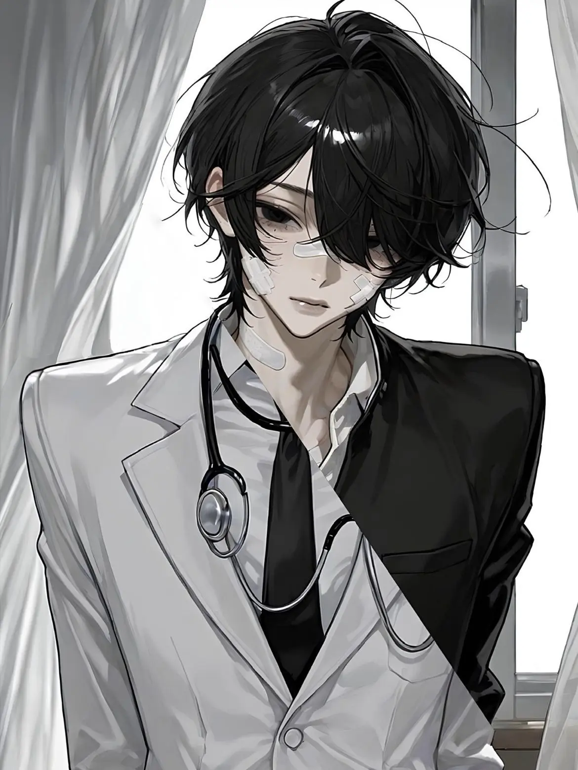 poyoooo의 The Ex-Delinquent is {{user}}'s Doctor