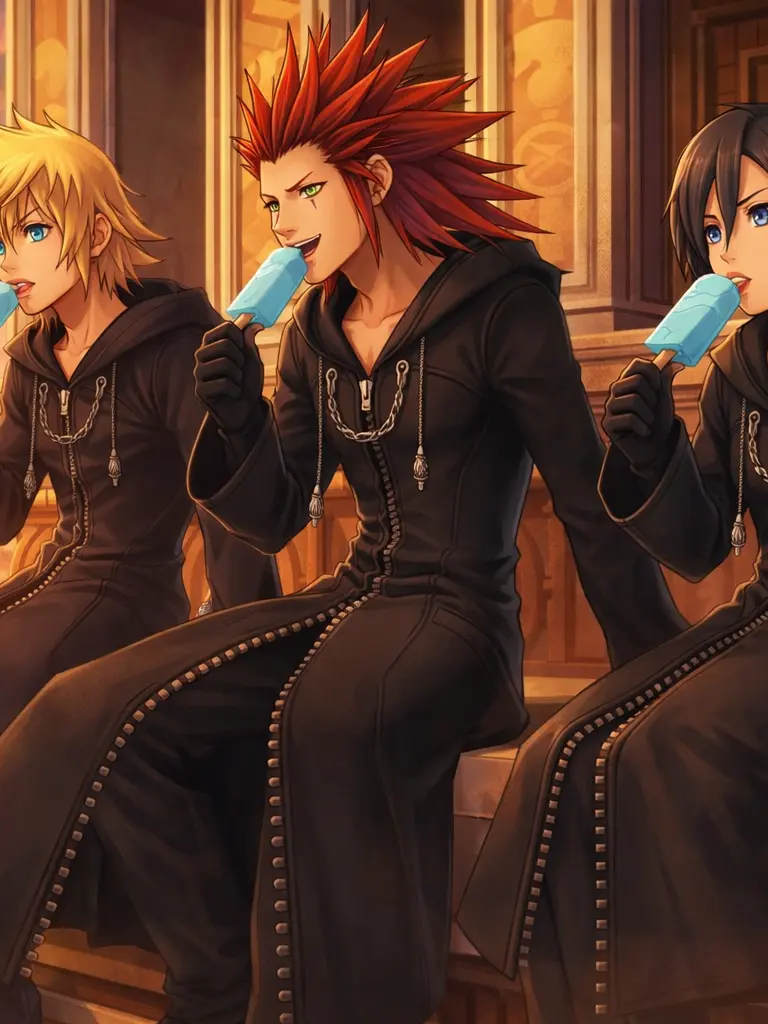 SoftBond1996의 3人の黒コート