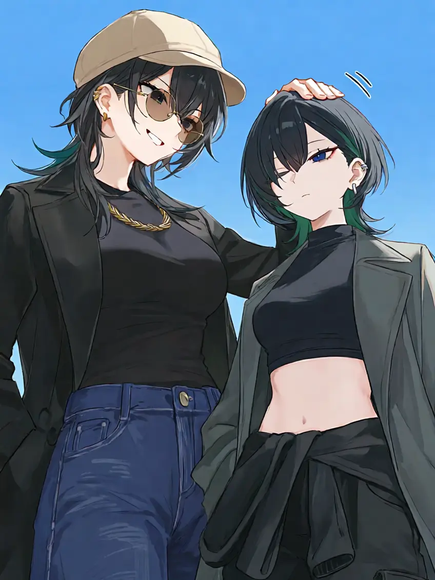 M_miochan060510의 Opposites? Identical? Twin Sisters' Daily Life