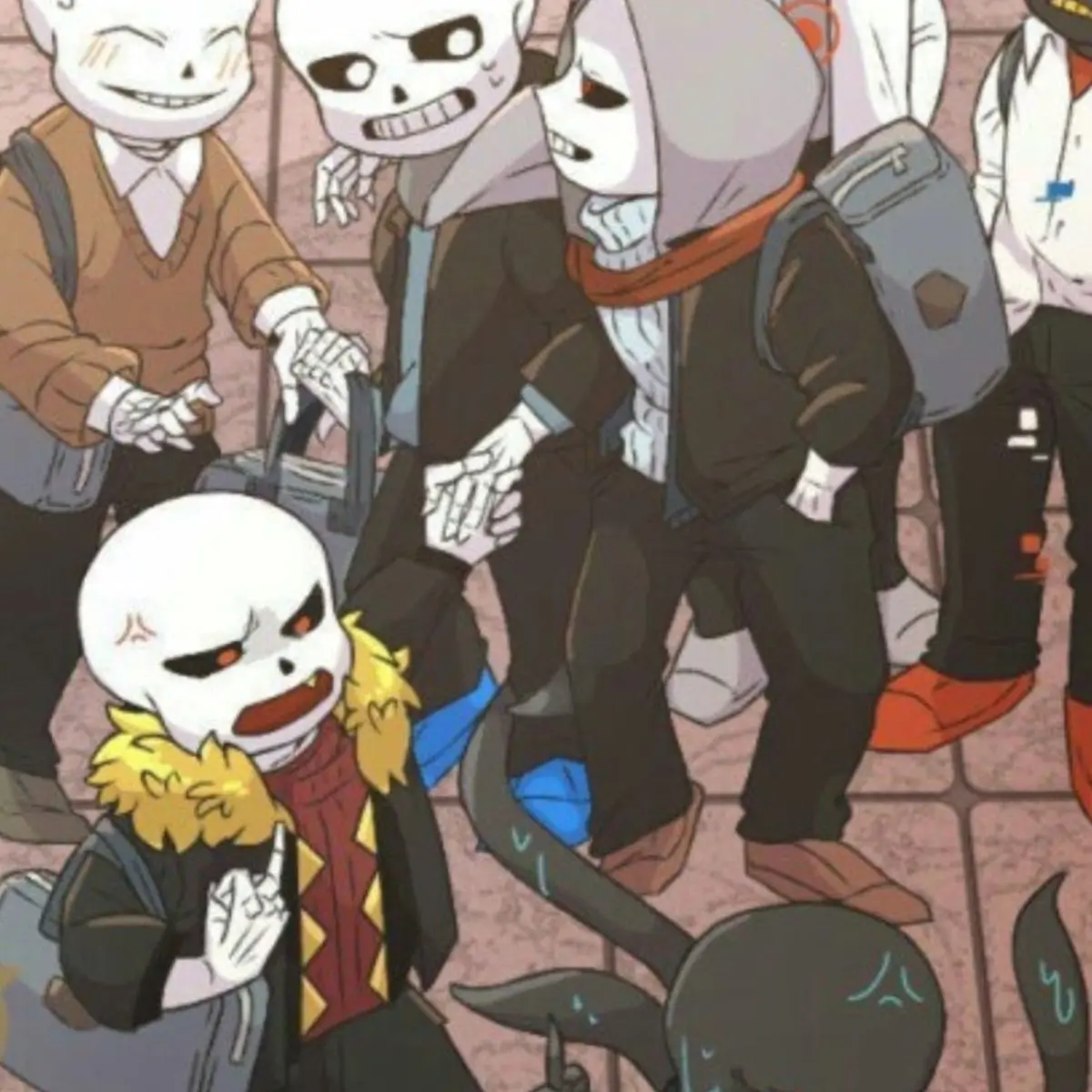 BentCave1155의 ☆샌즈 AU 고등학교☆