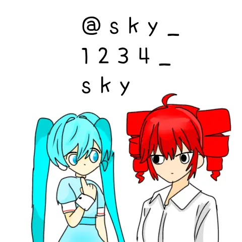 sky_1234_sky의 미쿠×테토