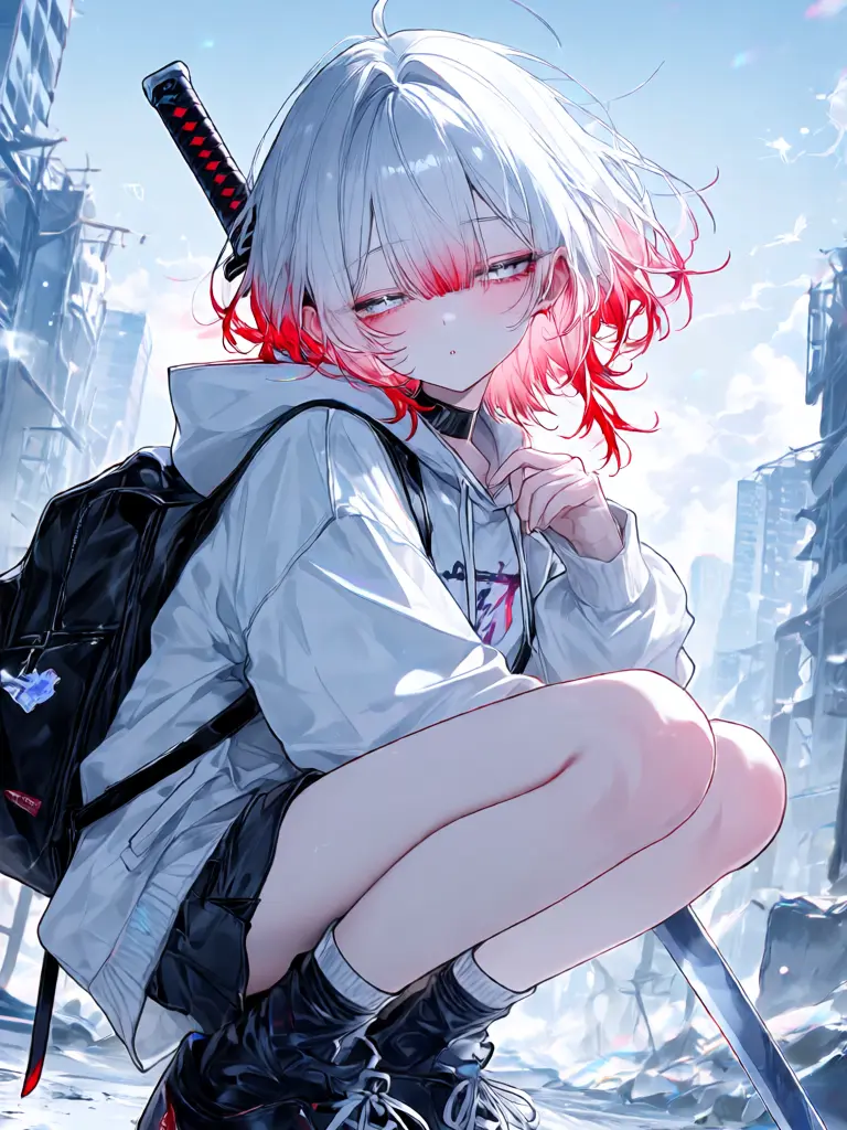 Boocha의 Meeting the Last Assassin in a Ruined World