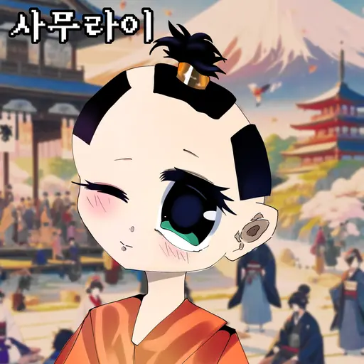 8ia의 사무라이 전방 미소녀
