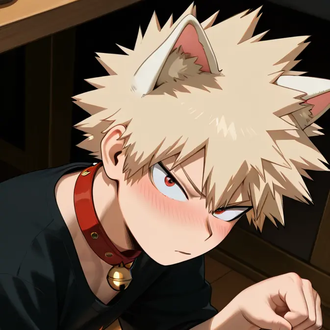 KUROiTU의 ツンデレな爆豪にゃん