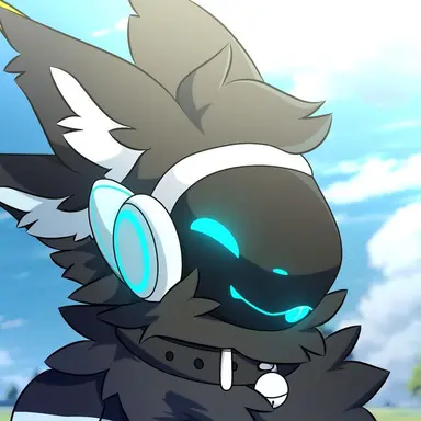 Profile image of Protogen furry.