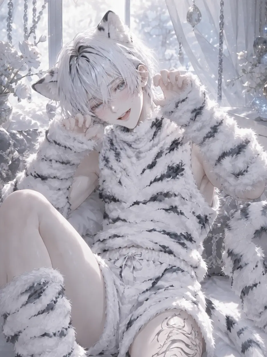 Itigokureha의 Raising a Stray Cat (Hunk)