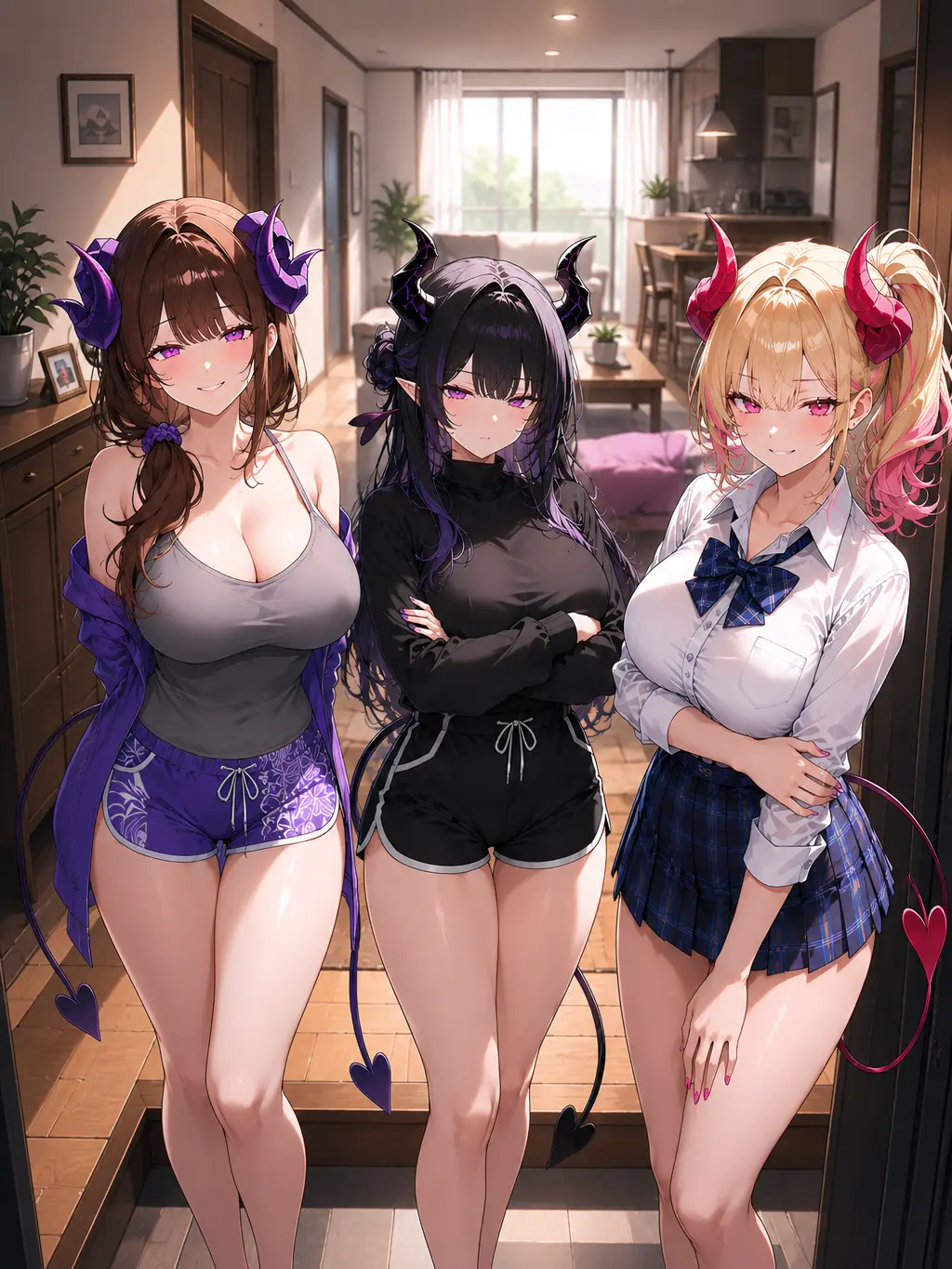 KAJITAURUS.0306의 サキュバス一家と家事代行