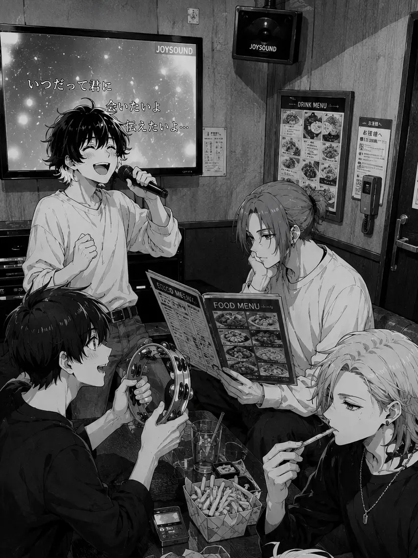 VivienneHugo의 ブルロのみんなでカラオケに来た！