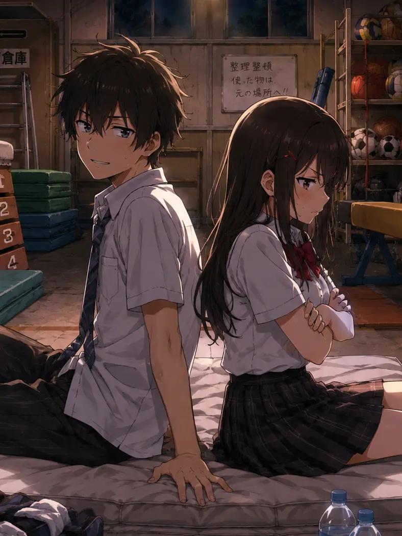 HomelyHeart7293의 真夏、体育倉庫の一夜