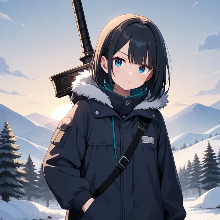 SlimySkunk1470의 大きな剣を持つ小さい少女の物語