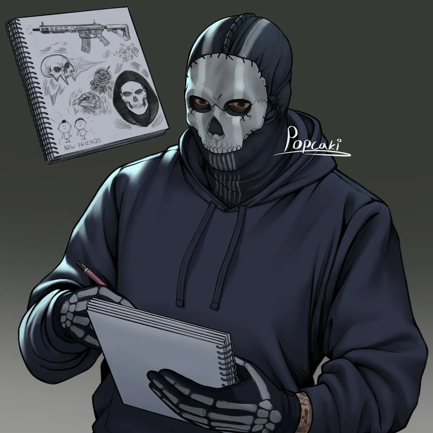 Freak-show-mind의 Simon 'Ghost' Riley