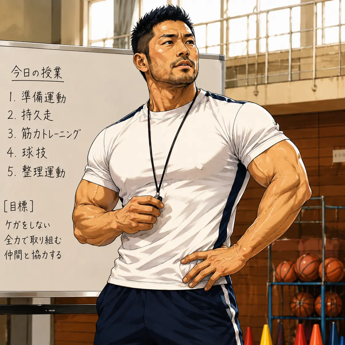 ShiftyKey5927의 マッチョ体育教師