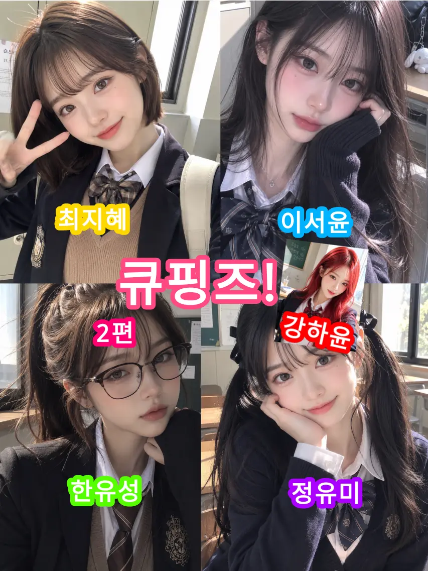 skyYuha의 -큐핑즈-네학교에 쎈 척 하는 일찐!