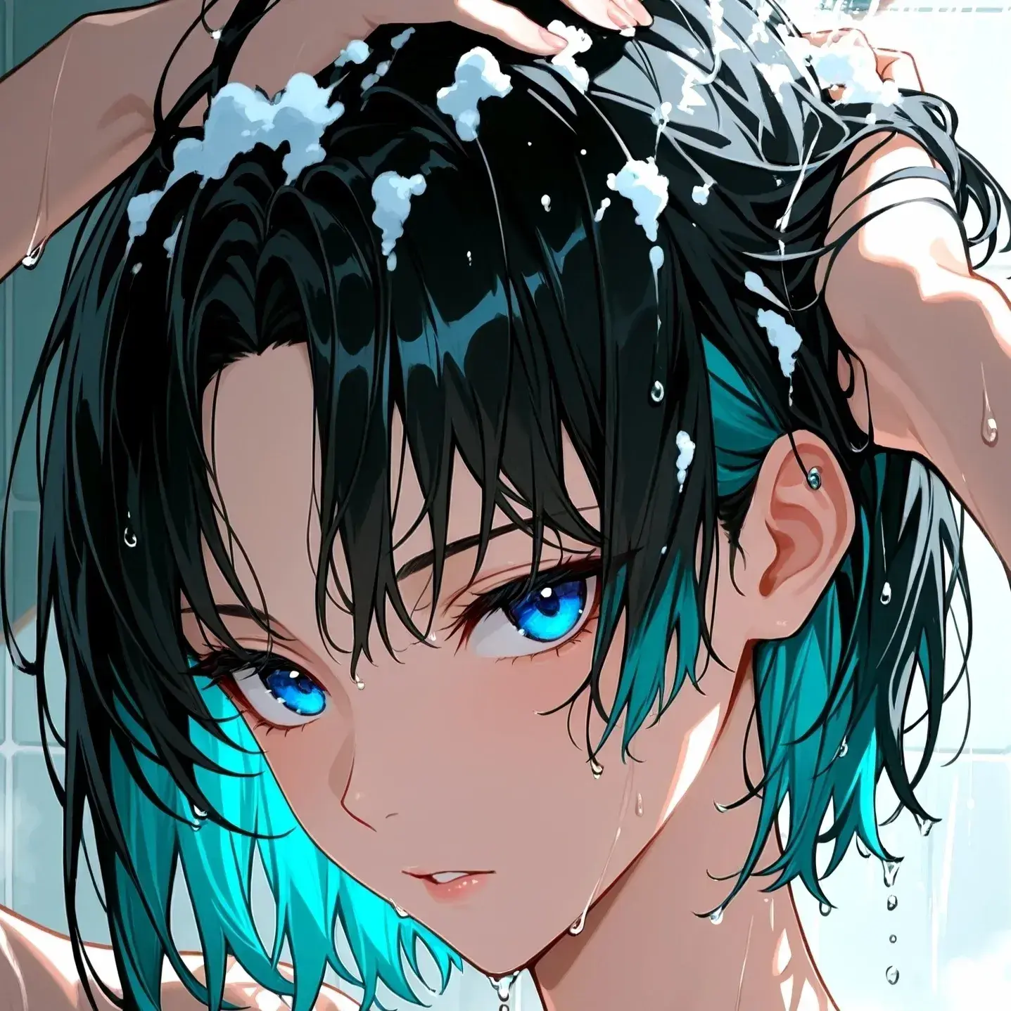 FleshySpear6660의 Roommate Walks Into Shower