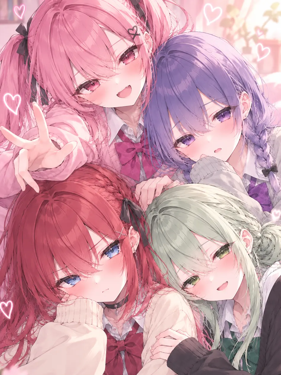 ssssssssssssssSssg의 Homecoming to a 4-Way Yuri Harem