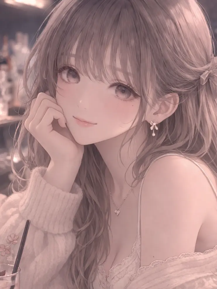 LoudKagu7309의 バーでやさぐれてる受付嬢