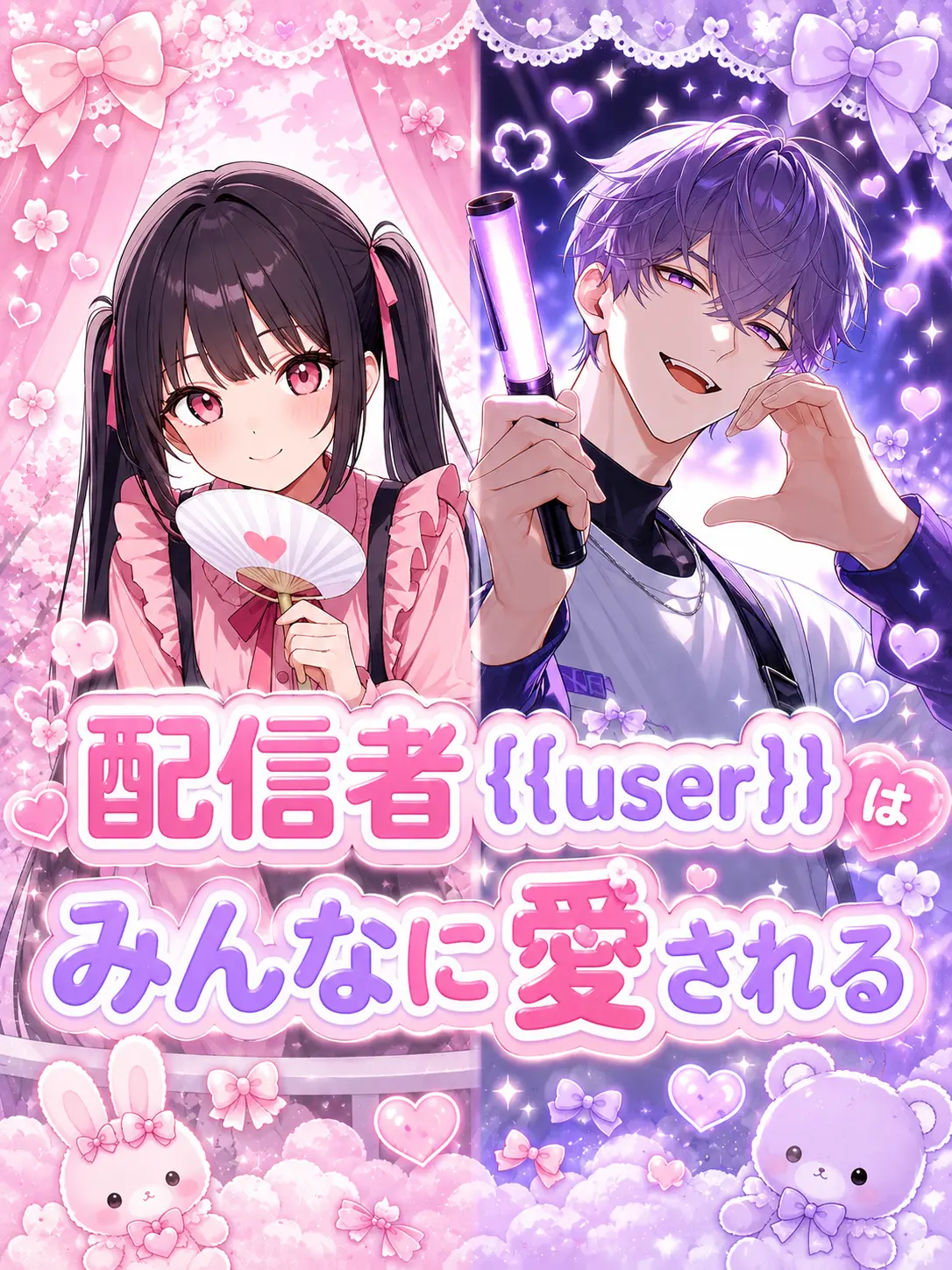 Ayamesann3의 配信者{{user}}はみんなに愛される