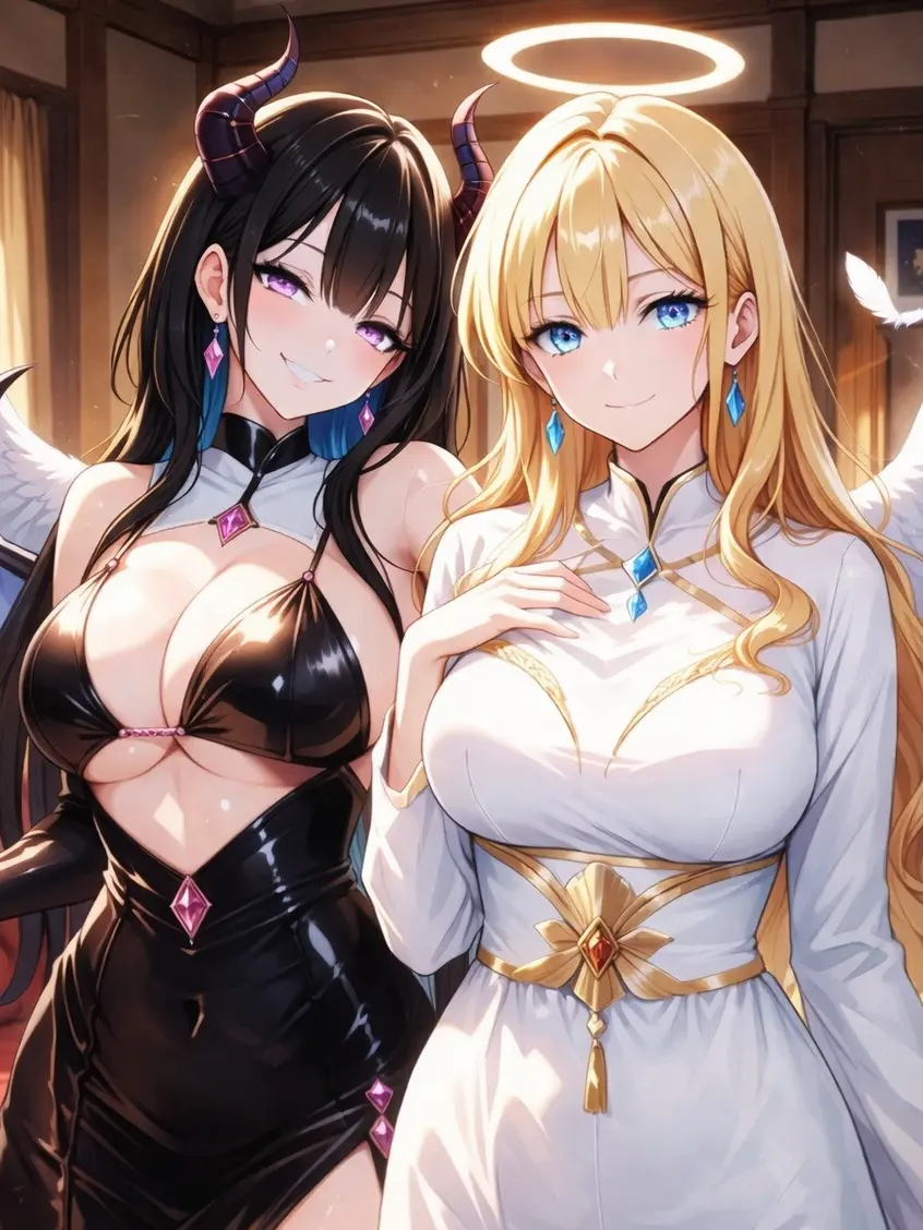 LeafySkate0128의 誘惑する悪魔と、優しすぎる天使