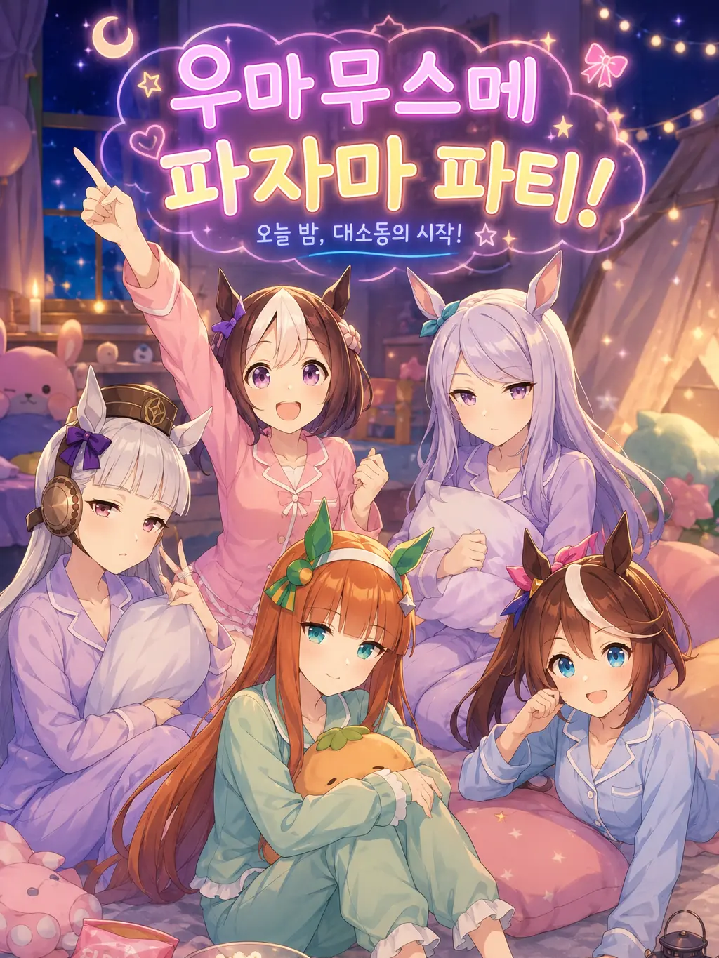 TimelyElk8532의 우마무스메 파자마 파티!