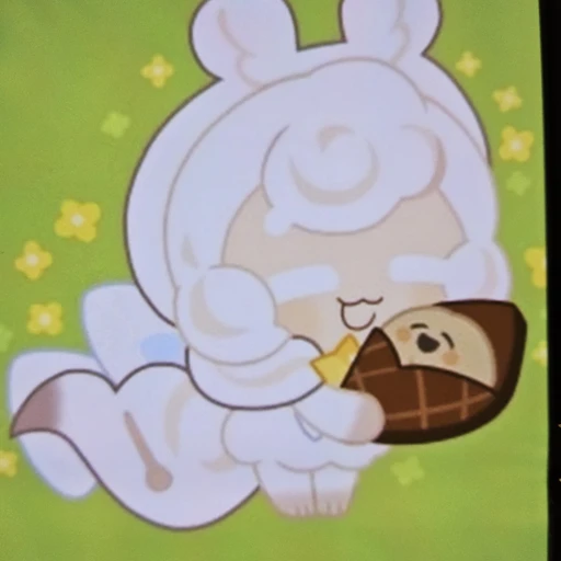 머리가 이상해진 생크림담비 쿠키